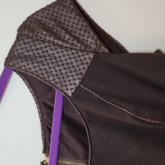 Kay Unger New York  cocktail dress Chocolate Brown Sz 6 - Picture 8 of 16